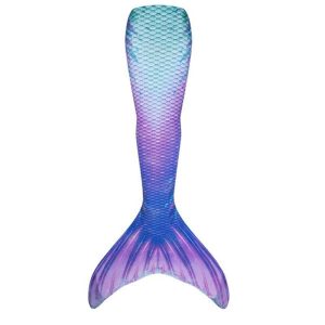 queu de sirène bleue violette