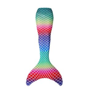 queu de sirène multicolore