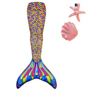 que de sirène multicolore