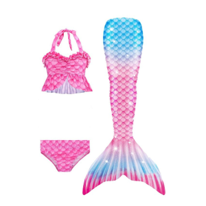 Queue de Sirène pour aller dans la piscine - 3-4 ans - Queue