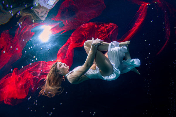 Comme GNTM - séance photo sous-marine comme Heidi Klum